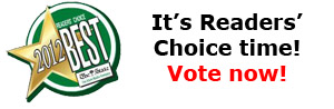 Click here to vote in our Readers Choice Best of 2012 competition for local businesses.